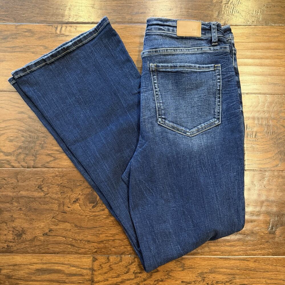 BKE Buckle Womens Billie Jeans Slim Fit High Rise Flare 33x31.5 Western Faded